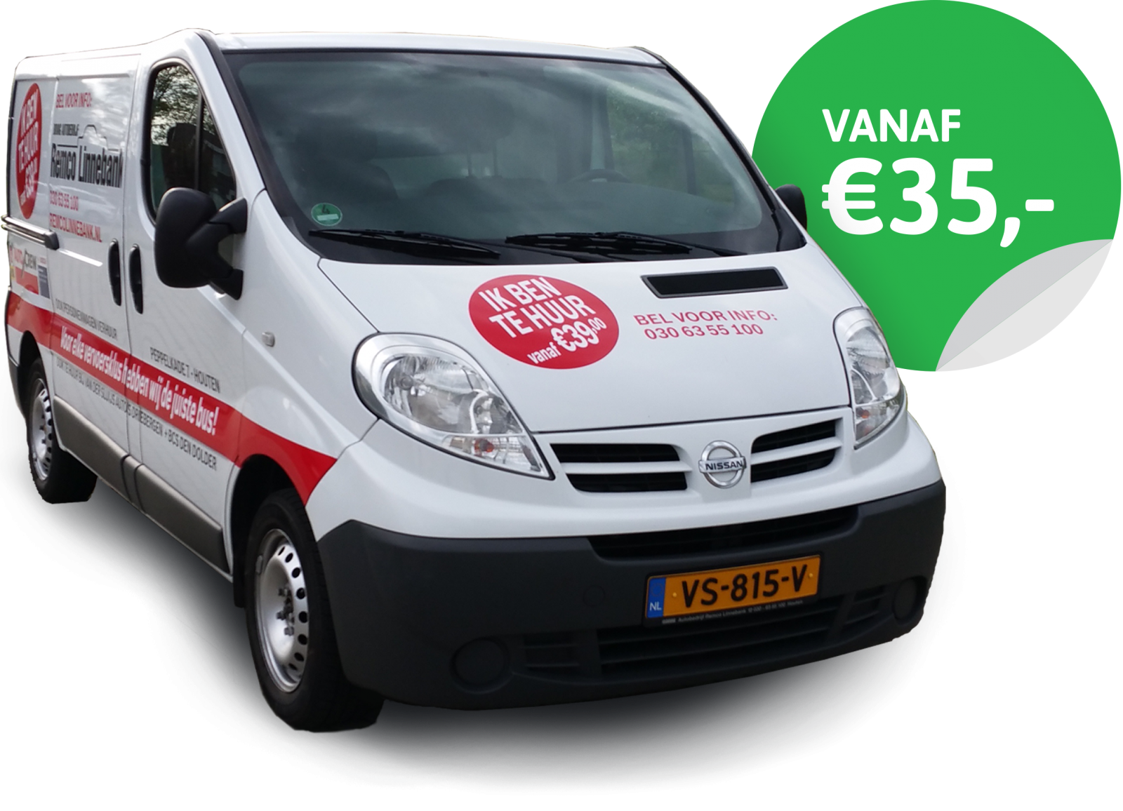 De Nissan Primastar huren